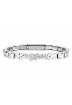 Nomination Trendsetter Infinity Four-leaf Clover Bracelet Stainless Steel