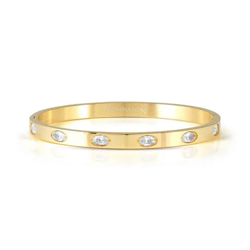 Nomination Pretty Bangles 6 Oval CZ in Stainless Steel