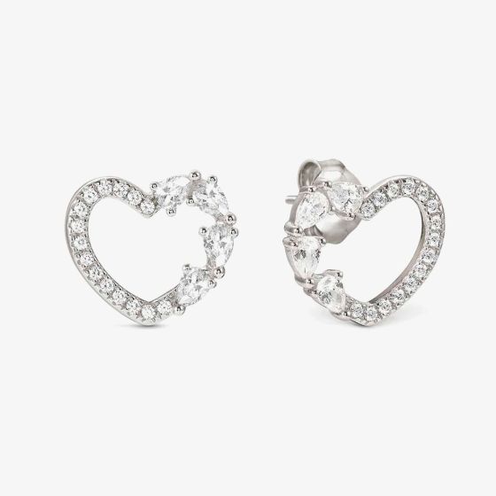 Nomination SHINE ME UP Cubic Zirconia Heart Earrings 925 Silver