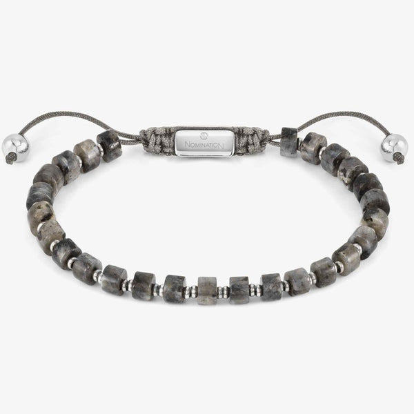 Nomination Instinct Style Gray Jasper Bracelet Stainless Steel