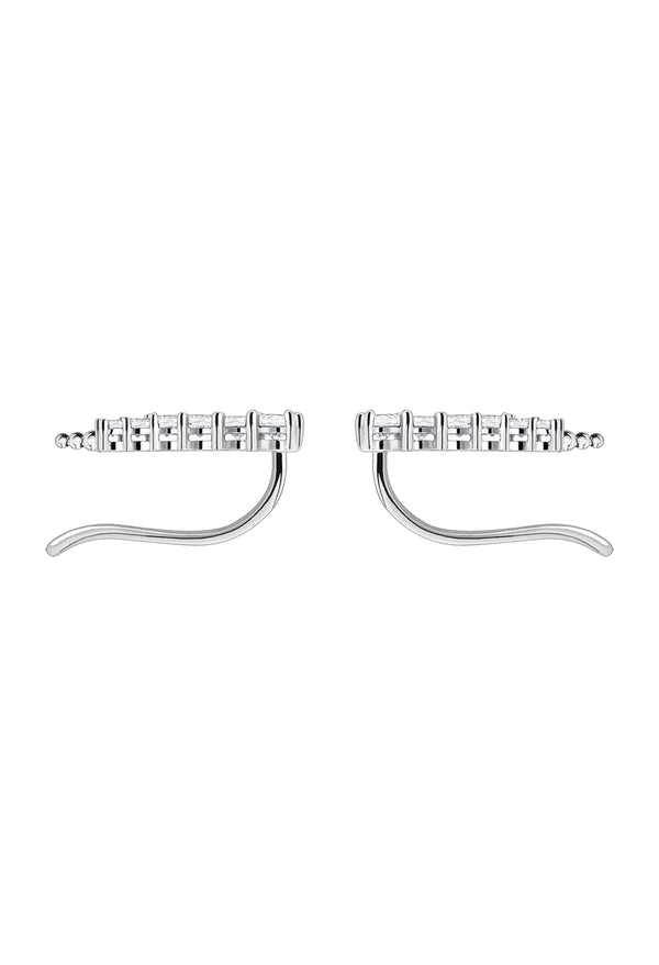 Thomas Sabo Graduated Cubic Zirconia Ear Climbers Sterling Silver