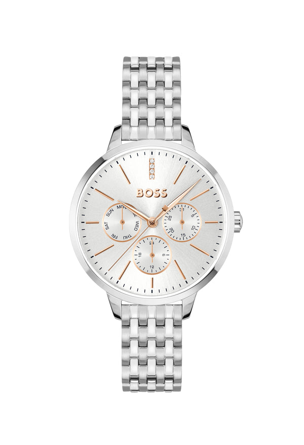 BOSS Ladies Symphony Silver Dial Bracelet Watch Stainless Steel