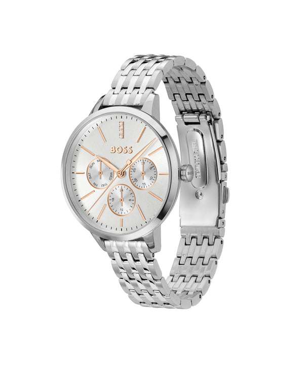 BOSS Ladies Symphony Silver Dial Bracelet Watch Stainless Steel