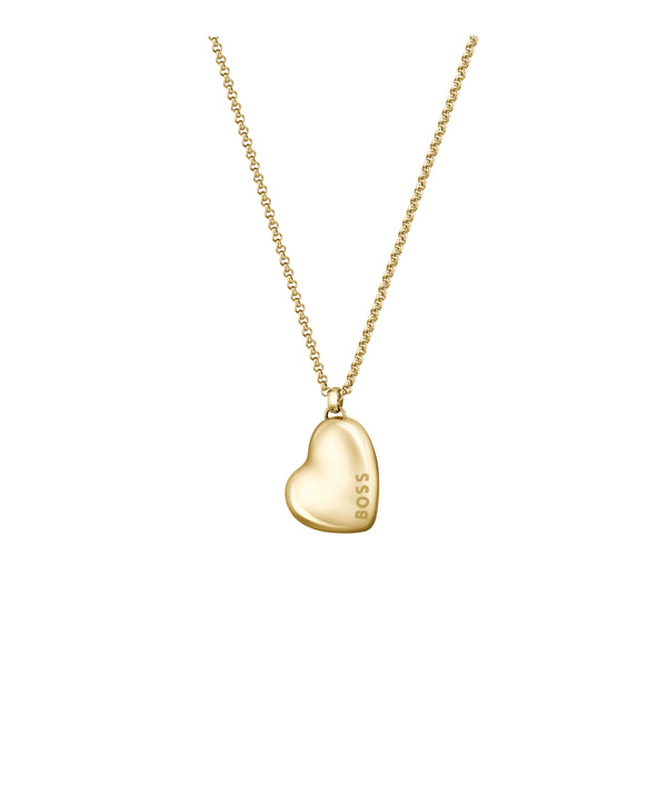 BOSS Honey Heart Pendant in Gold Plated Stainless Steel