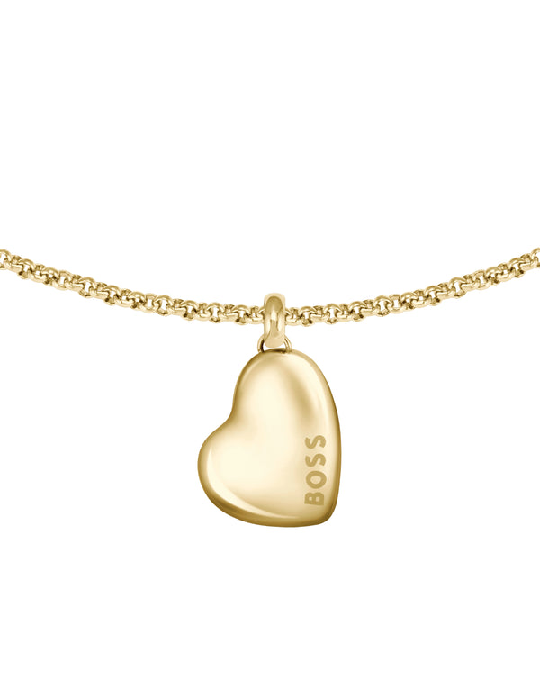 BOSS Honey Heart Bracelet in Gold Plated Stainless Steel