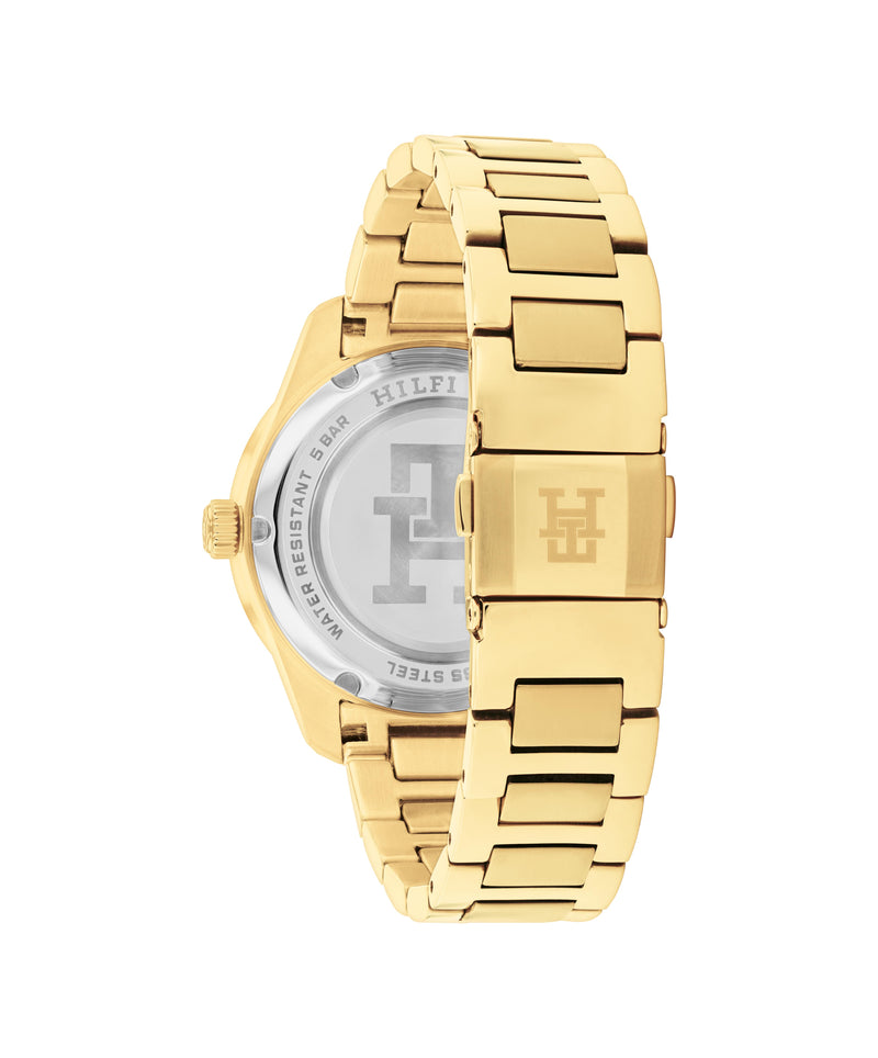 Tommy Hilfiger Ladies TH85 Crystals Bracelet Watch Gold Plated