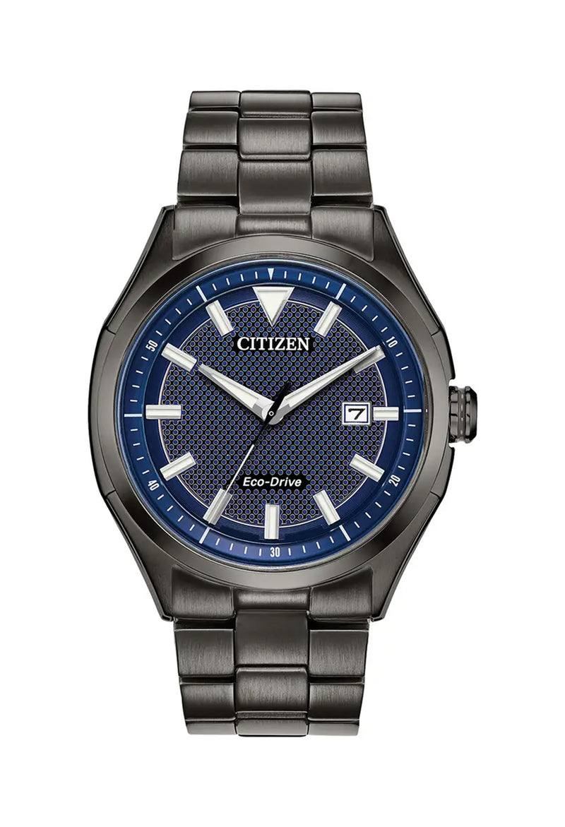 Citizen Gents Eco-Drive Blue Dial Bracelet Watch