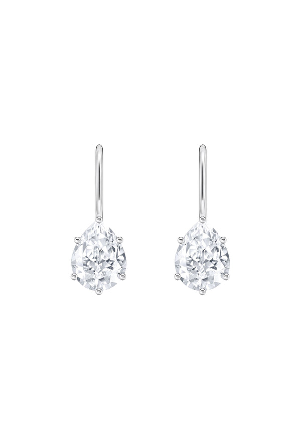 Thomas Sabo Drop Shaped Cubic Zirconia Hook Earrings Sterling Silver