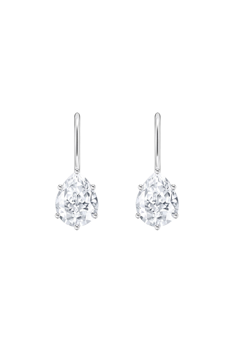 Thomas Sabo Drop Shaped Cubic Zirconia Hook Earrings Sterling Silver