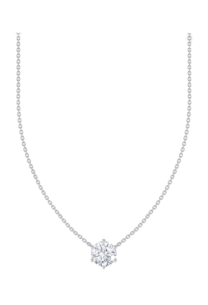 Thomas Sabo Single Cubic Zirconia Necklace Sterling Silver