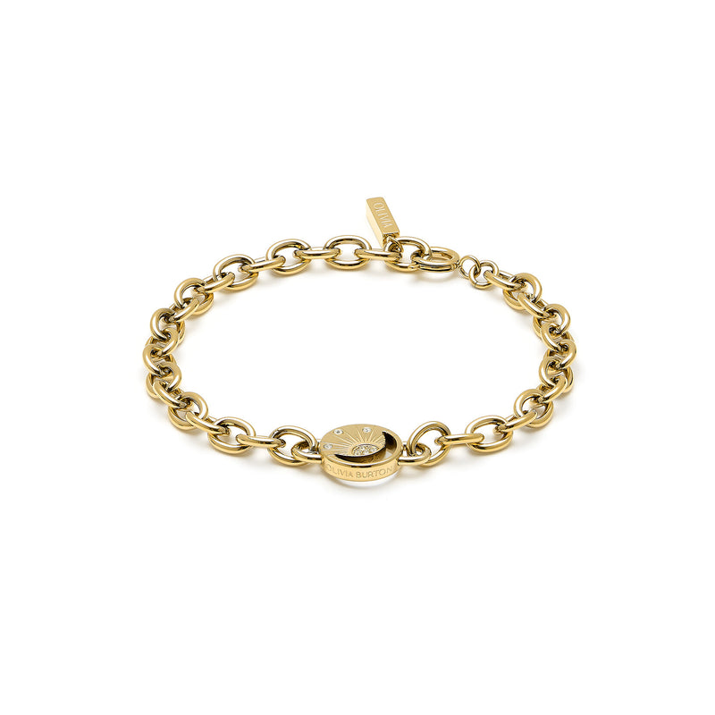 Olivia Burton Celestial Sun Bracelet Gold Plated