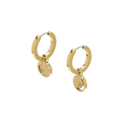 Olivia Burton Celestial Sun Hoop Earrings Gold Plated