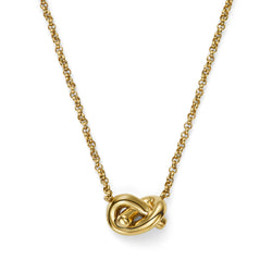 Olivia Burton Love Knot Necklace Gold Plated