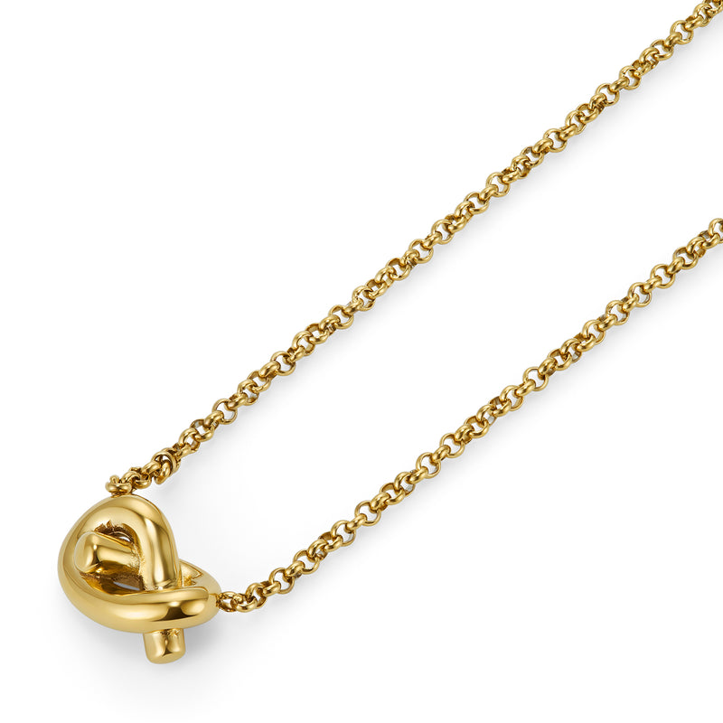 Olivia Burton Love Knot Necklace Gold Plated