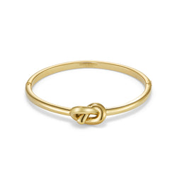 Olivia Burton Love Knot Bangle Gold Plated