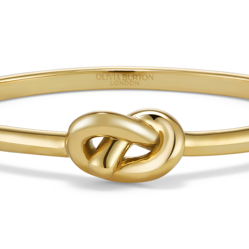 Olivia Burton Love Knot Bangle Gold Plated