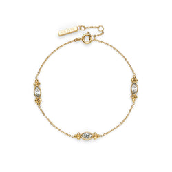 Olivia Burton Dainty Crystal Bracelet Gold Plated