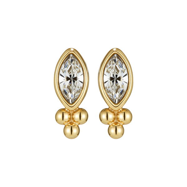 Olivia Burton Dainty Crystal Stud Earrings Gold Plated