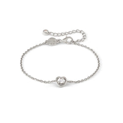 Nomination Cosmiclove Cubic Zirconia Set Heart Bracelet Silver