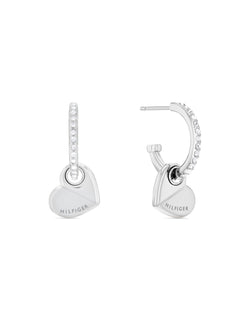 Tommy Hilfiger LOVE Heart Drop earrings Stainless Steel *