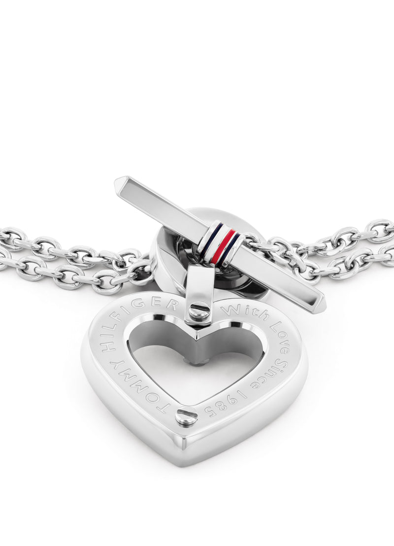 Tommy Hilfiger Heart T-Bar Bracelet Stainless Steel