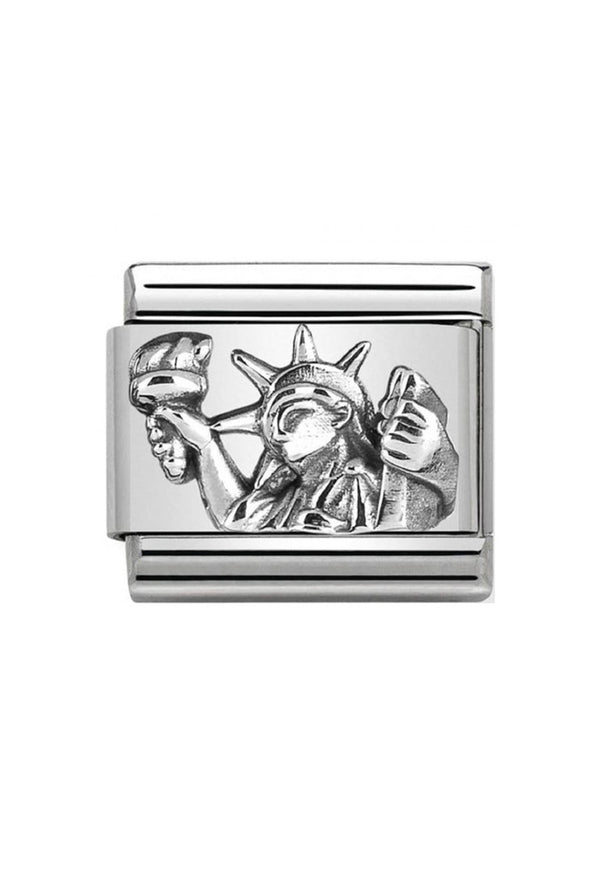 Nomination Composable Classic Link Statue Of Liberty in Silver