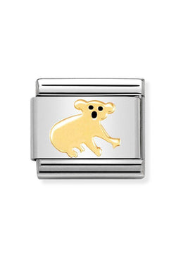 Nomination Composable Classic Link ANIMALS Koala in 18k gold