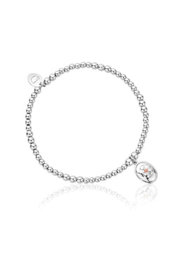 Clogau Affinity Forget Me Knot Bracelet in Silver