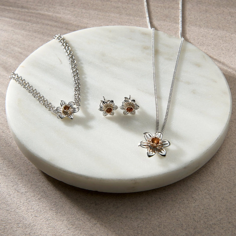 Clogau Daffodil Pendant