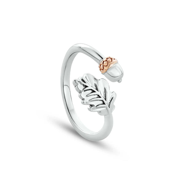 Clogau Oak Leaf Ring Sterling Silver