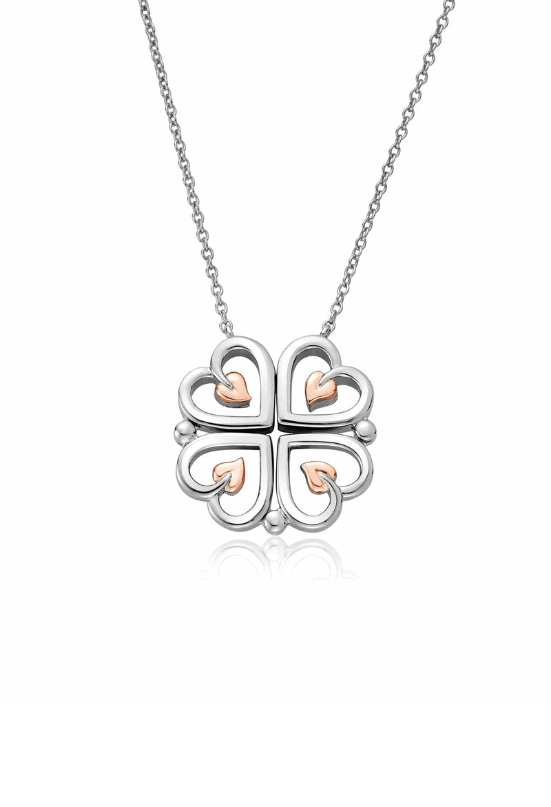 Clogau Tree Of Life Heart Pendant in Silver