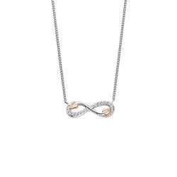 Clogau Tree of Life Infinity Necklace In Silver