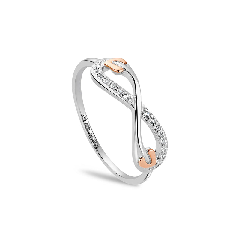 Clogau Infinity Ring in Silver