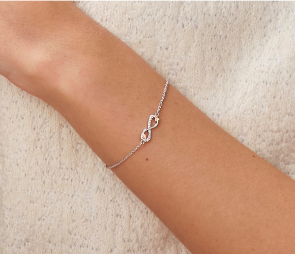 Clogau Tree of Life Infinity Bracelet In Silver