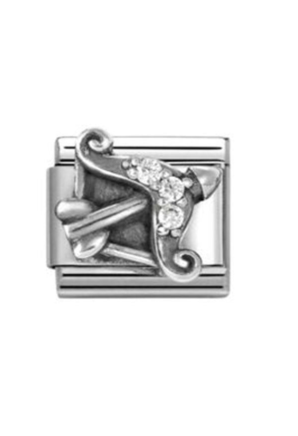 Nomination Composable Classic Zodiac Sagittarius Cubic Zirconia and 925 Silver