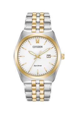 Citizen Gents Eco-Drive Corso Bracelet White dial Bracelet Watch