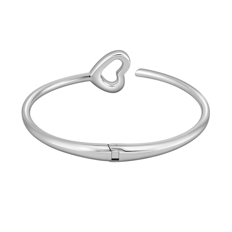 BOSS Honey Boundless Heart Bangle in Stainless Steel