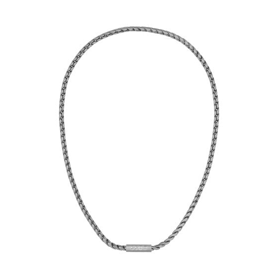 BOSS Mens Doran Necklace Stainless Steel