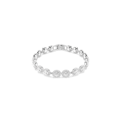 Swarovski Una Angelic Bracelet Round Cut Rhodium Plated