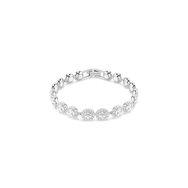 Swarovski Una Bracelet Round Cut Rhodium Plated