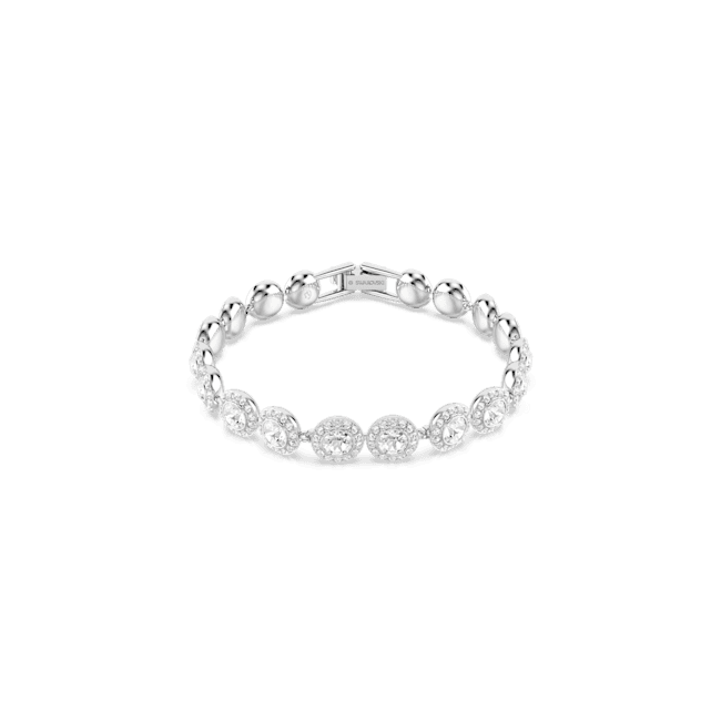 Swarovski Una Angelic Bracelet Round Cut Rhodium Plated