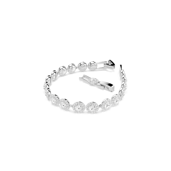 Swarovski Una Bracelet Round Cut Rhodium Plated