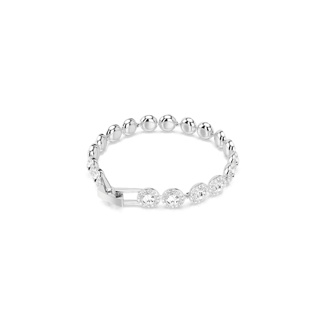 Swarovski Una Angelic Bracelet Round Cut Rhodium Plated