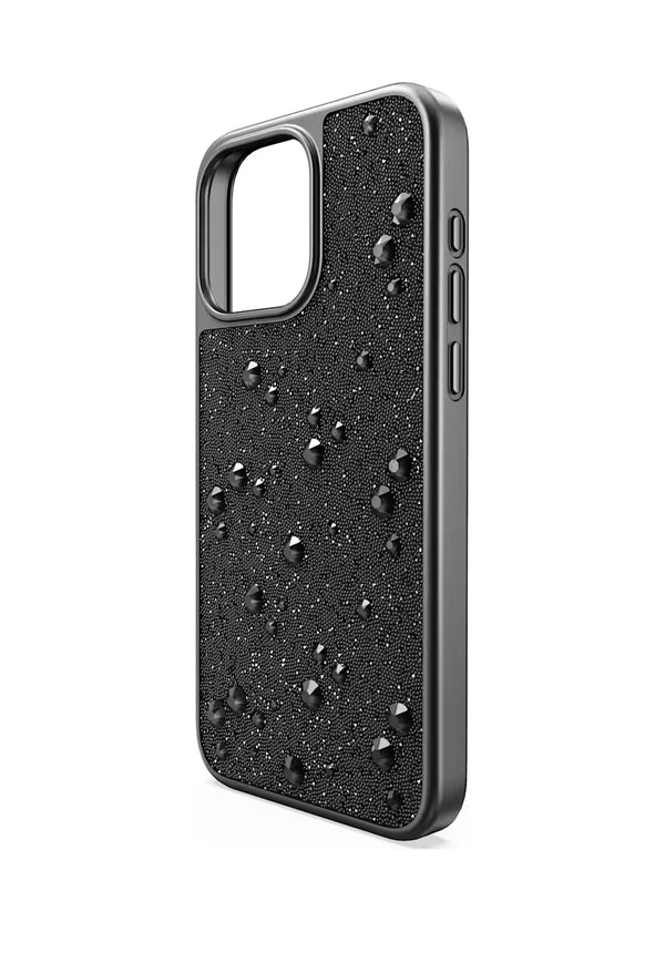 Swarovski Flat Back Crystal Black iPhone 15 Pro Max Case