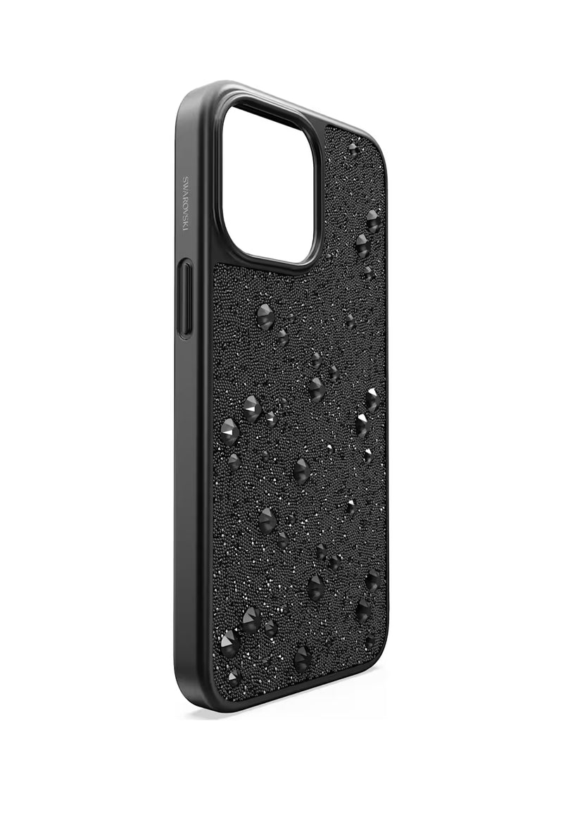 Swarovski Flat Back Crystal Black iPhone 15 Pro Max Case