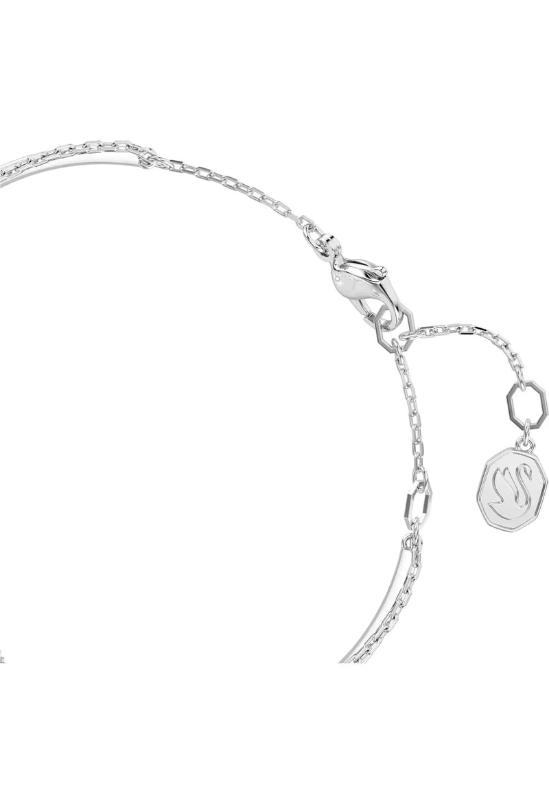 Swarovski Hyperbola Infinity Bangle Rhodium Plated