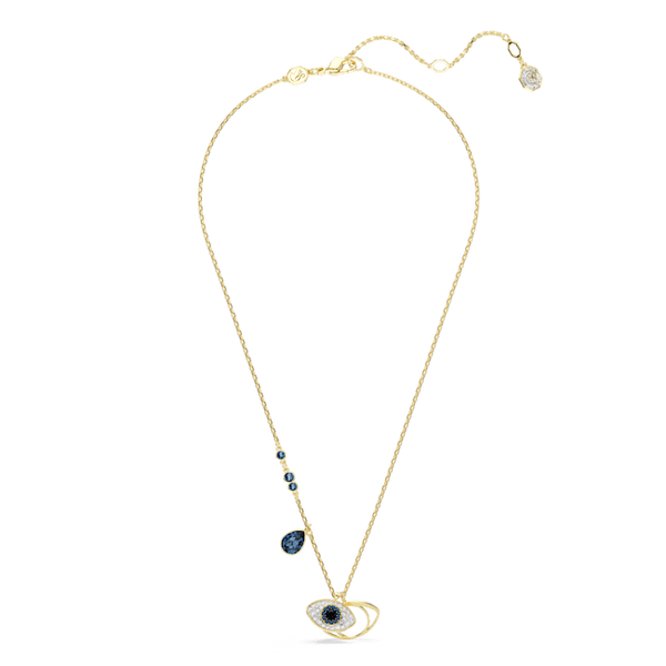 Swarovski Symbolica pendant, Evil eye, Gold-tone plated