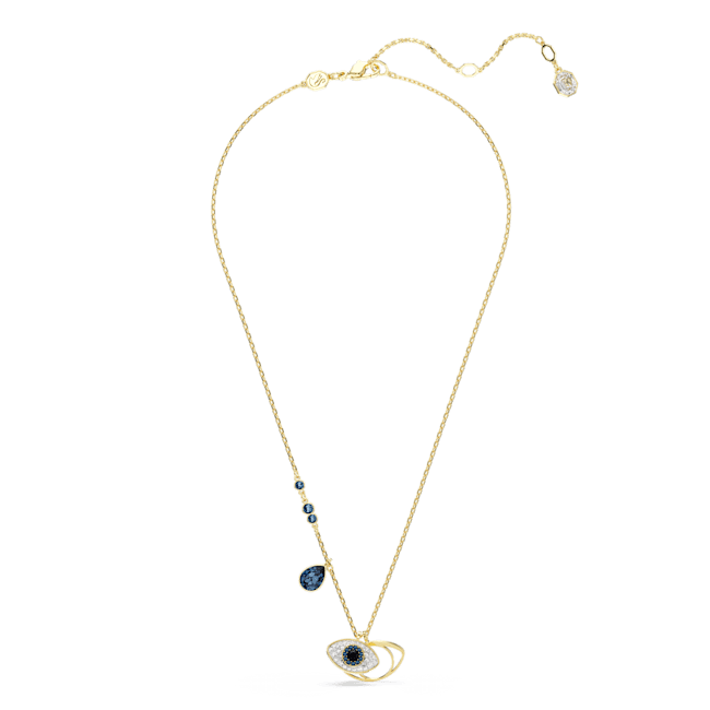 Swarovski Symbolica pendant, Evil eye, Gold-tone plated