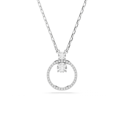 Swarovski Constella Pendant, Round, Rhodium Plated