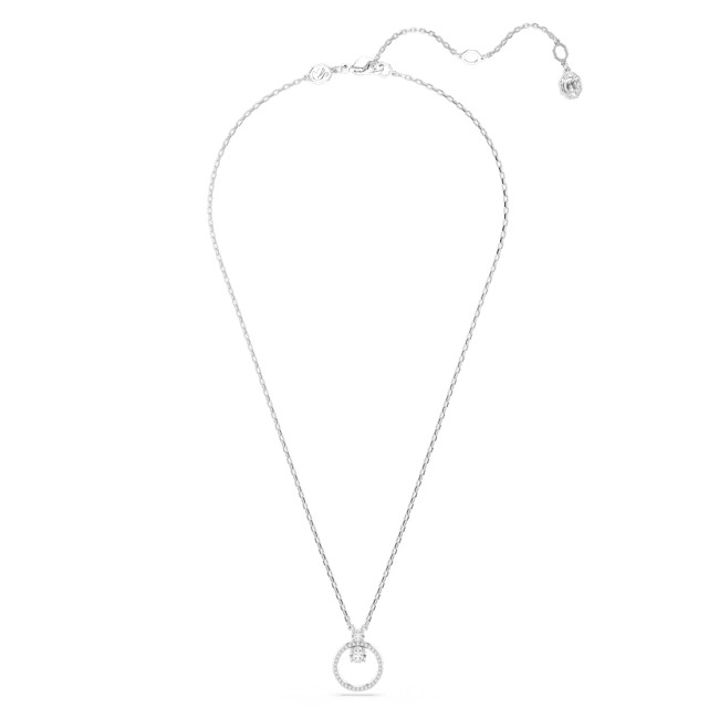 Swarovski Constella Pendant, Round, Rhodium Plated